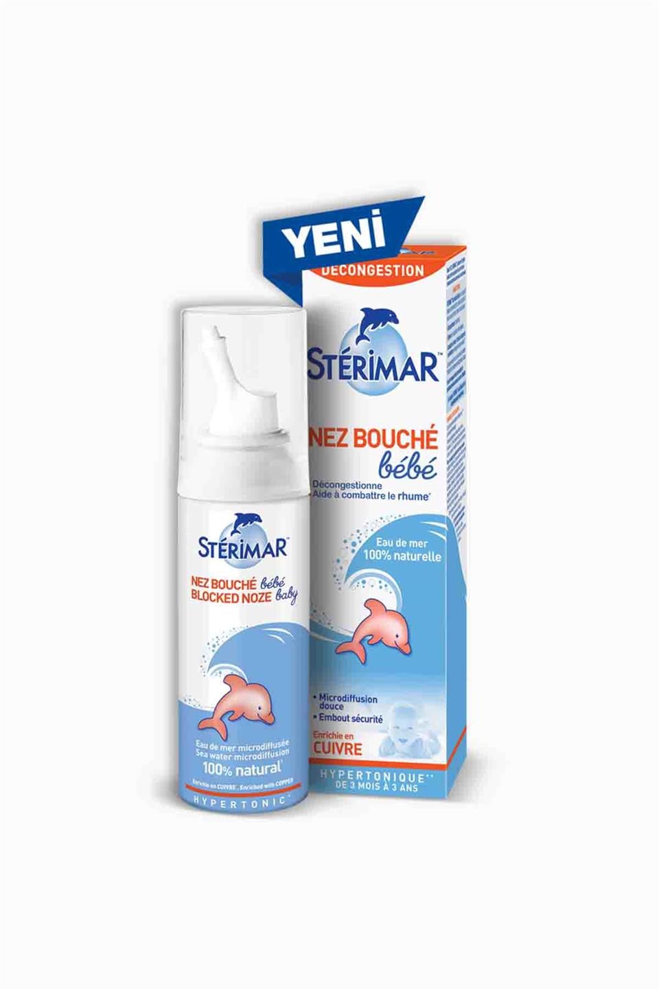 Sterimar Baby Blocked Nose Hipertonik Sprey 100 ml | Sterimar | Sterimar Baby Blocked Nose Hipertonik Sprey 100 ml
