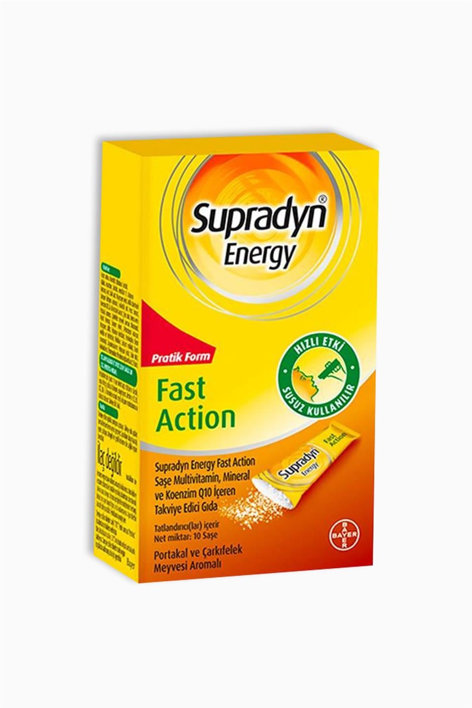 Supradyn Energy Fast Action 10 Saşe | Supradyn | Supradyn Energy Fast Action 10 Saşe