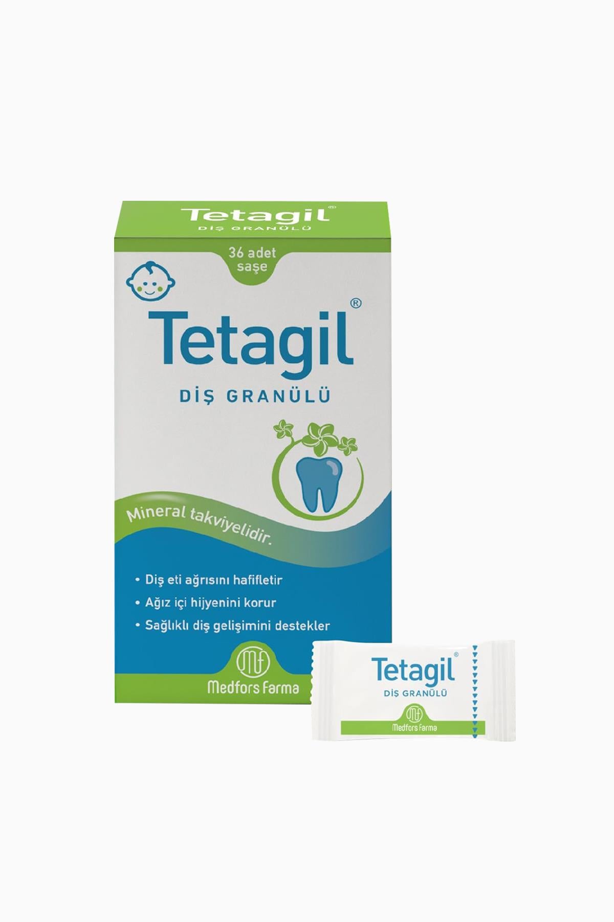 Tetagil Diş Granülü 36 Saşe | Tetagil | Tetagil Diş Granülü 36 Saşe
