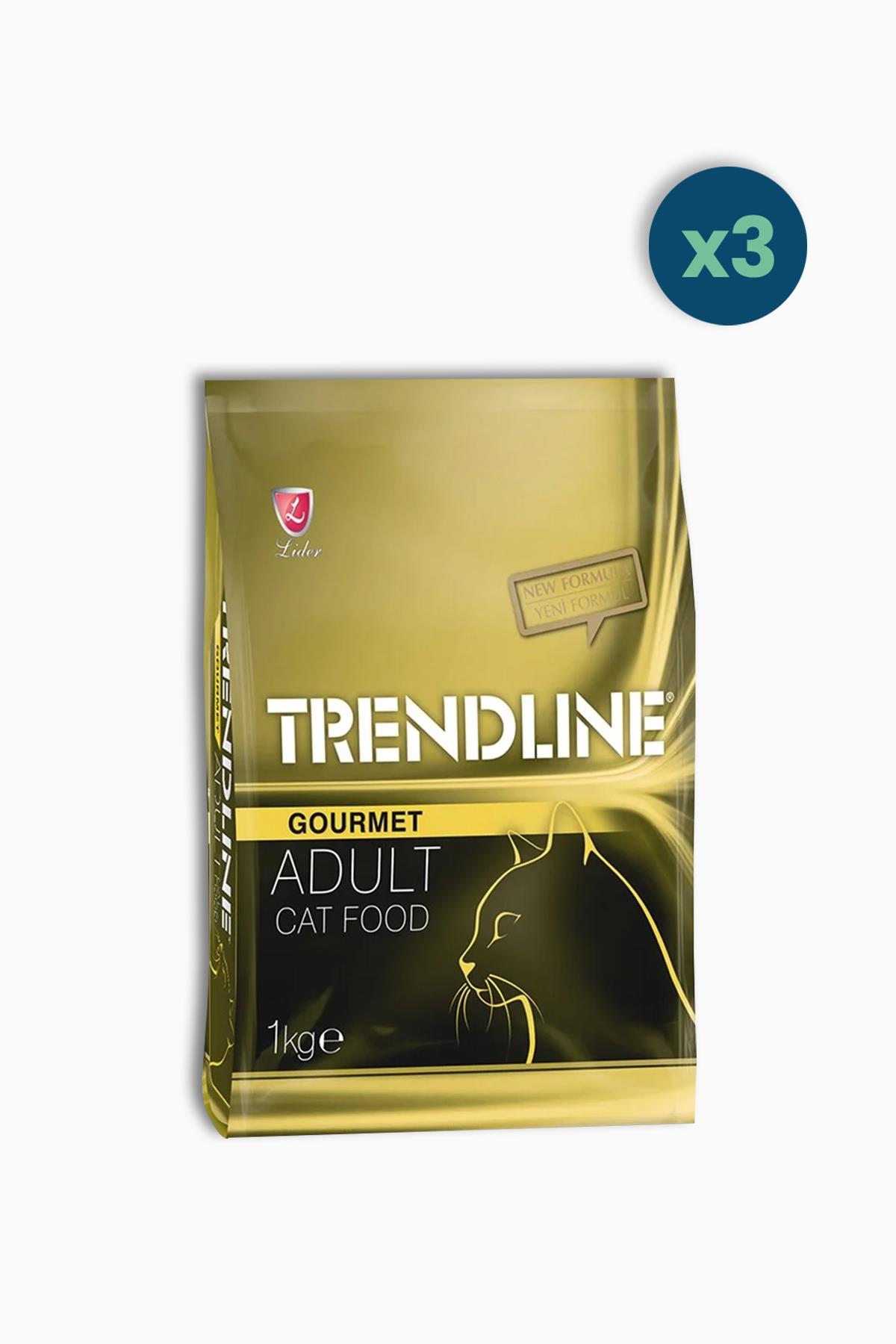 Trendline Renkli Taneli Tavuklu Yetişkin Kedi Maması 1 Kg 3 adet | Trendline | Trendline Renkli Taneli Tavuklu Yetişkin Kedi Maması 1 Kg 3 adet