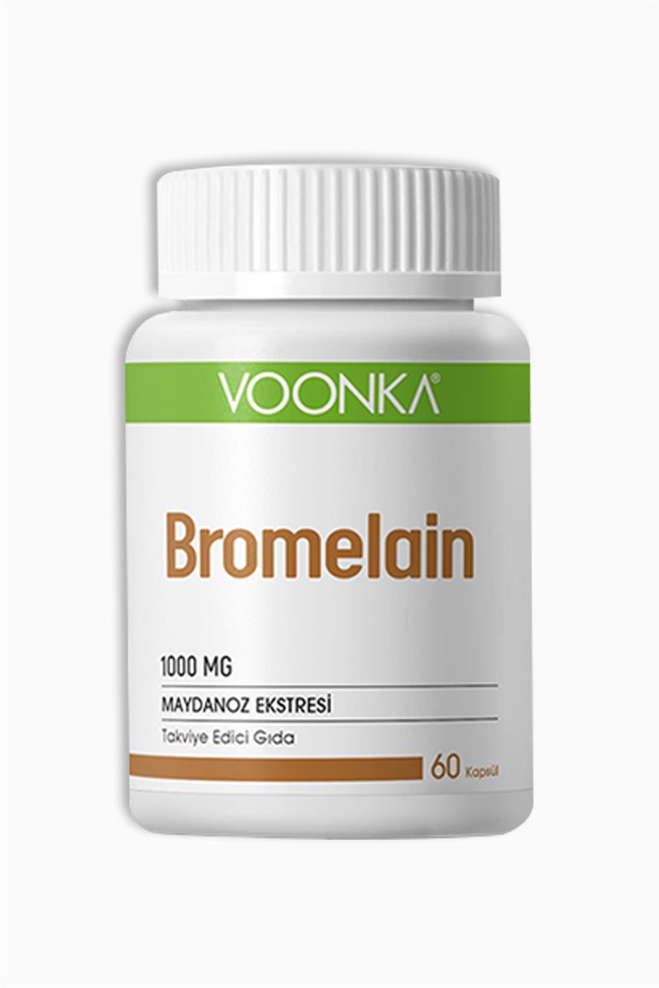 Voonka Bromelain 1000 Mg - 60 Kapsul | Voonka | Voonka Bromelain 1000 Mg - 60 Kapsul