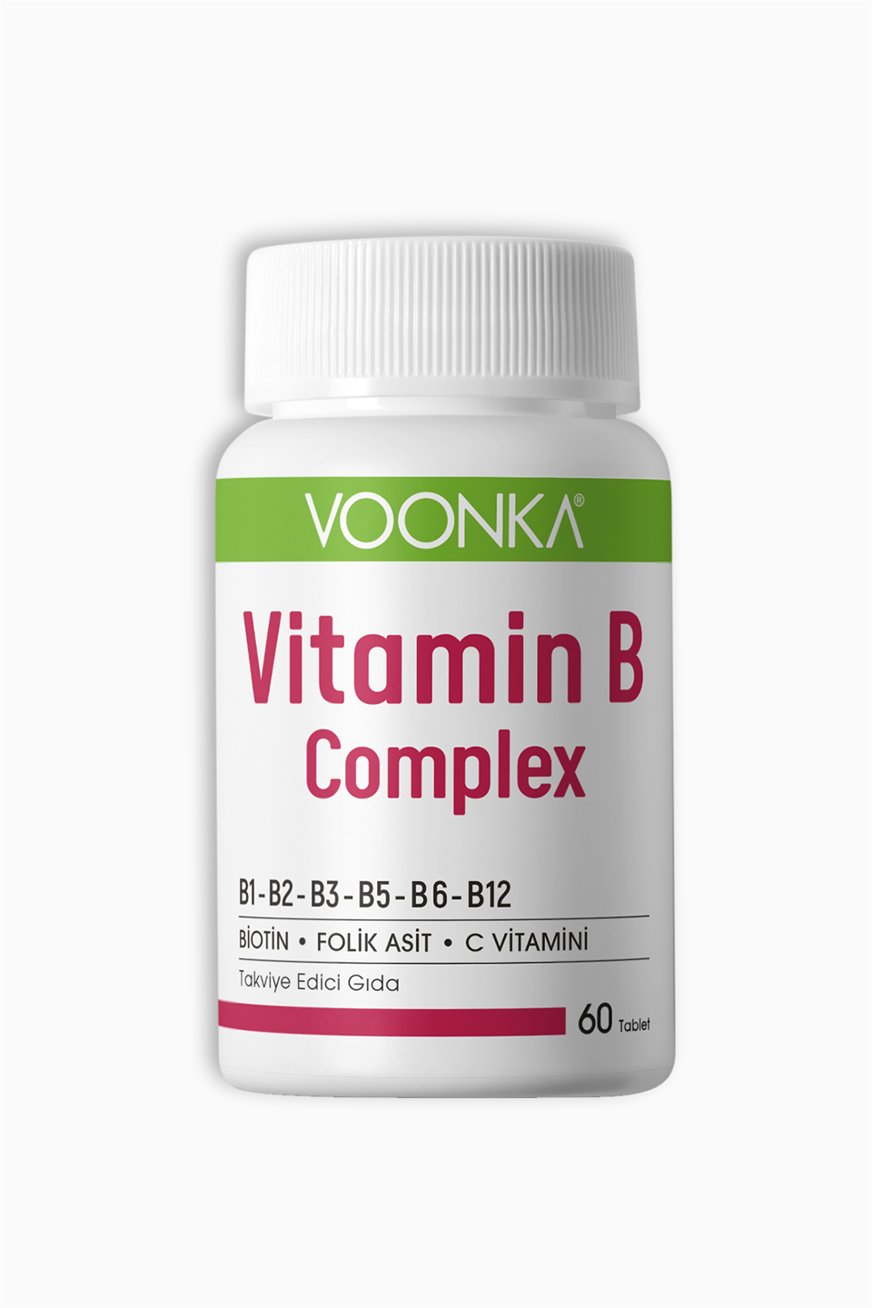 Voonka Vitamin B Complex 60 Tablet Fiyatı | Farmakozmetika