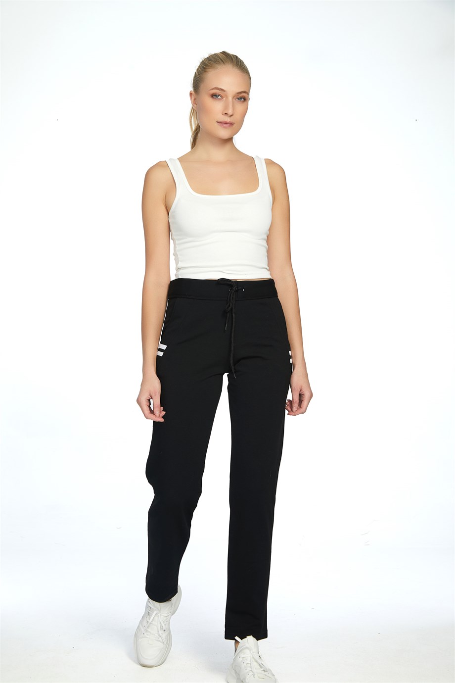 KALIN ASKILI KAŞKORSE EKRU CROP BÜSTİYER
