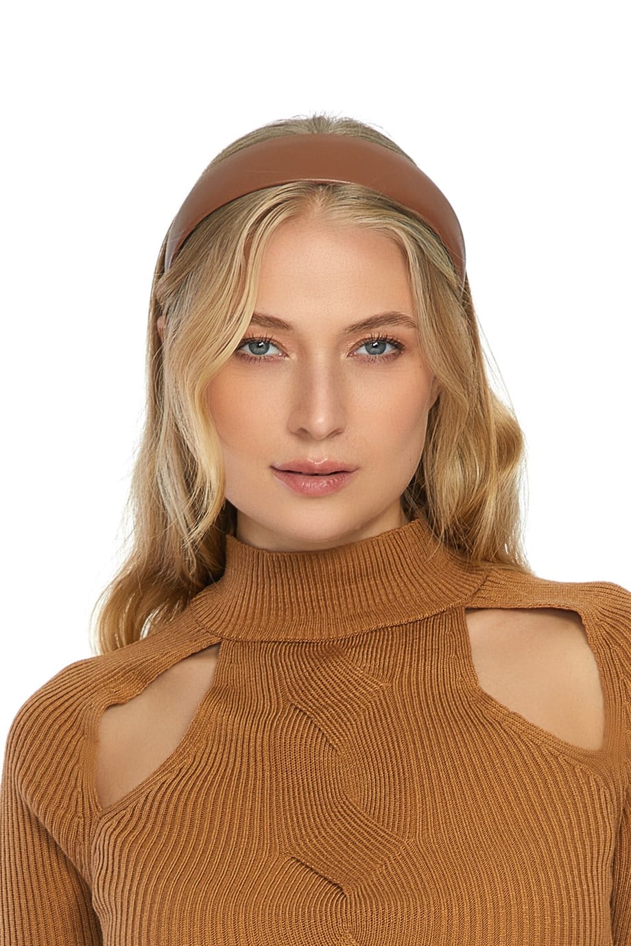 SUNİ DERİ DÜZ CAMEL TAÇ
