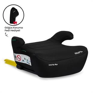 Lord Fix Plus i-size Booster 125-150 cm (15-36 Kg) Yükseltici Oto Koltuğu Siyah