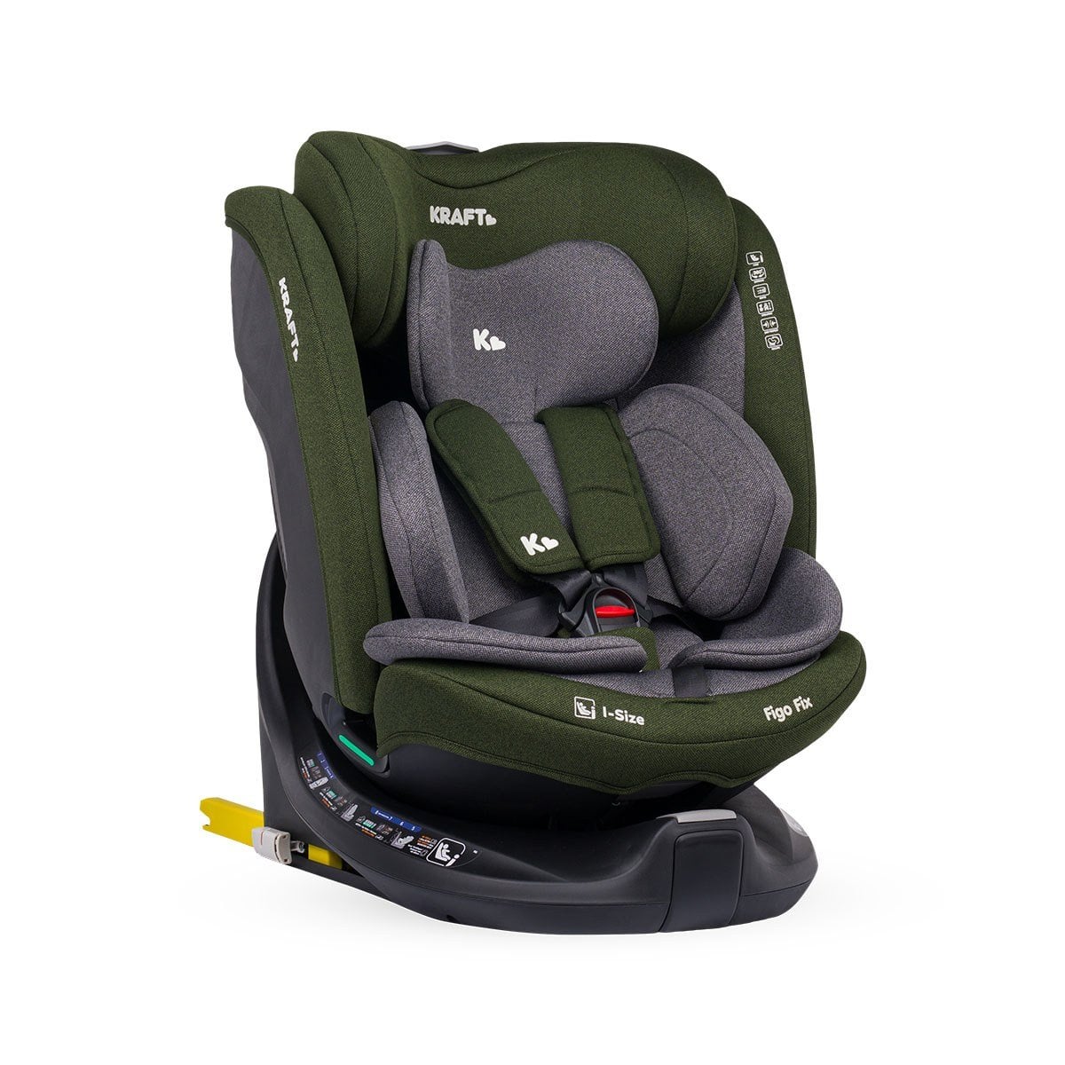 Figo Fix i-size (40-150 cm) 0-36 Kg Oto Koltuğu Yeşil