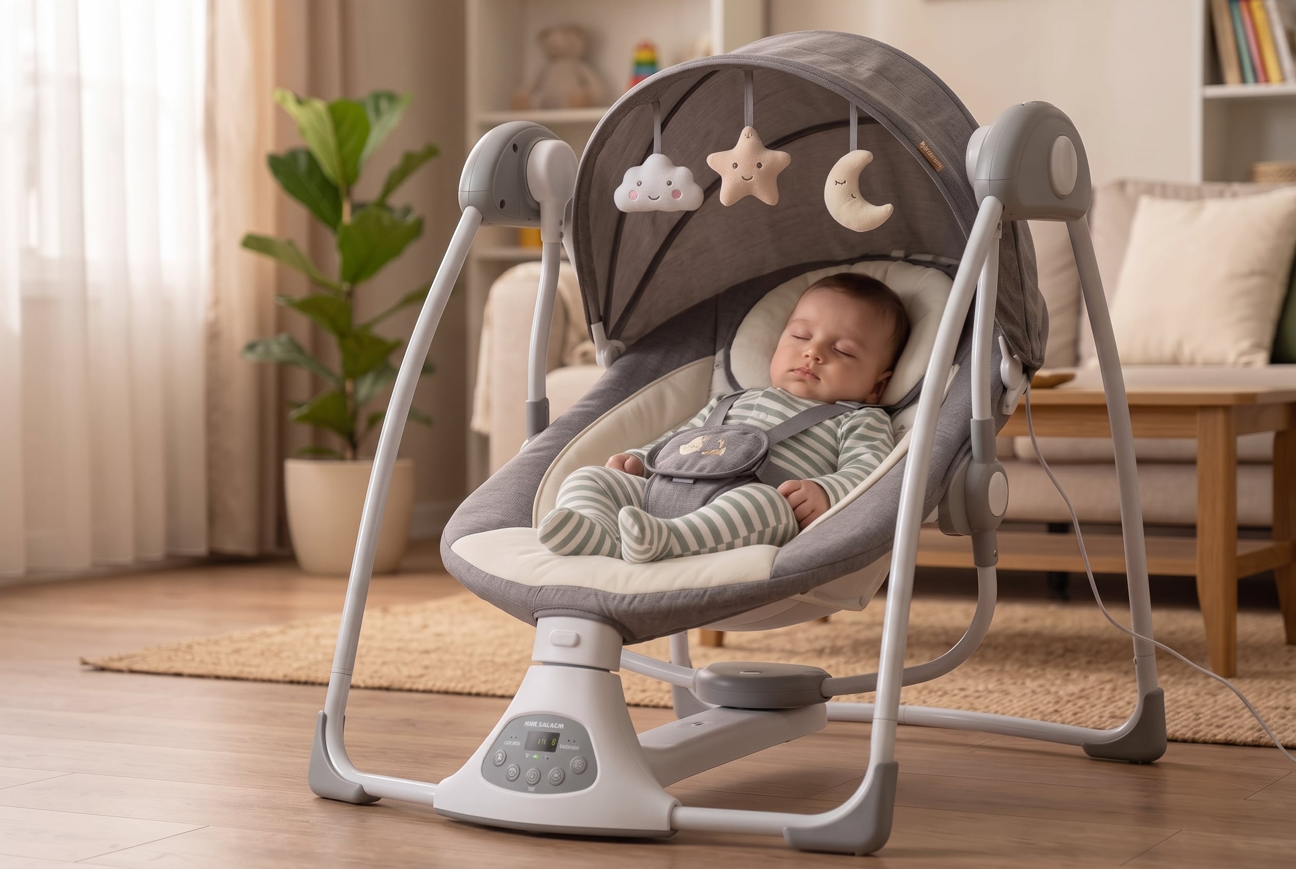 sallanan elektrikli ana kucağı