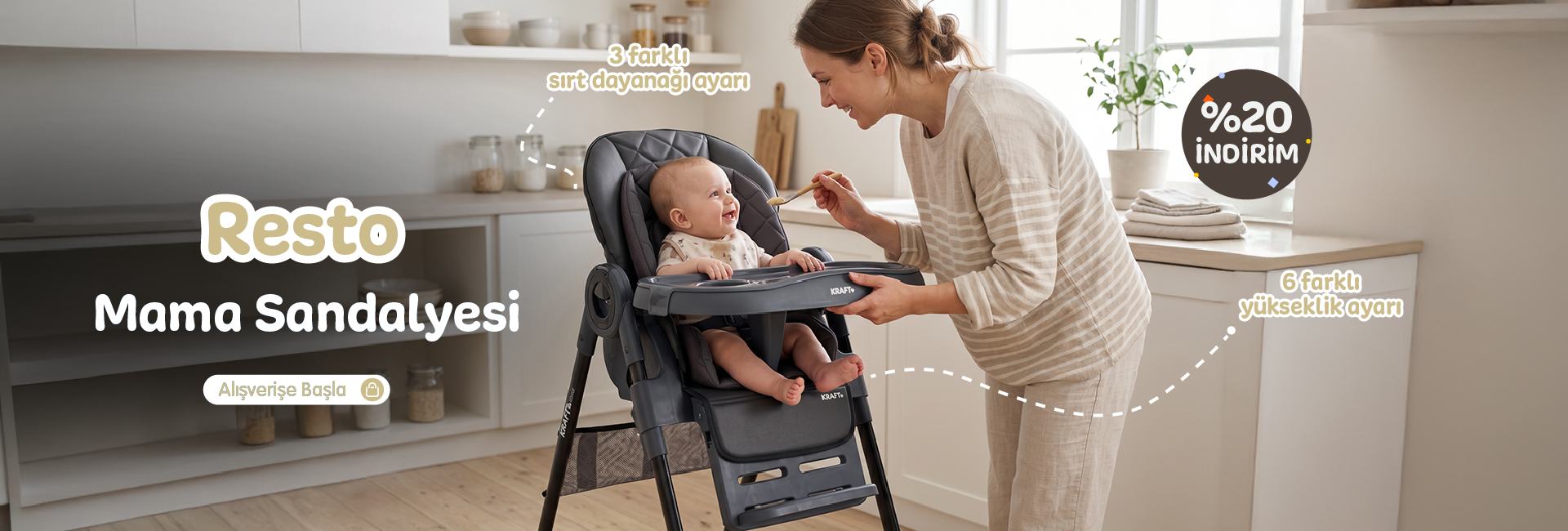 resto mama sandalyesi %20 indirim