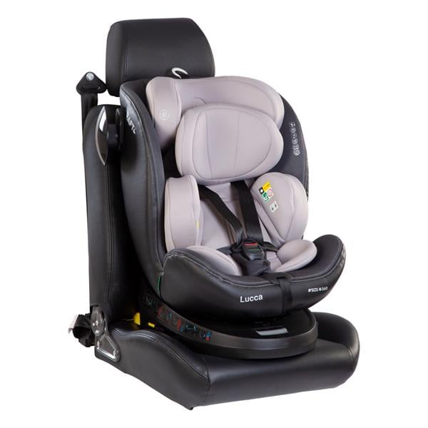 Lucca i-size (40-150 cm) 0-36 Kg Oto Koltuğu Kırmızı - Gri
