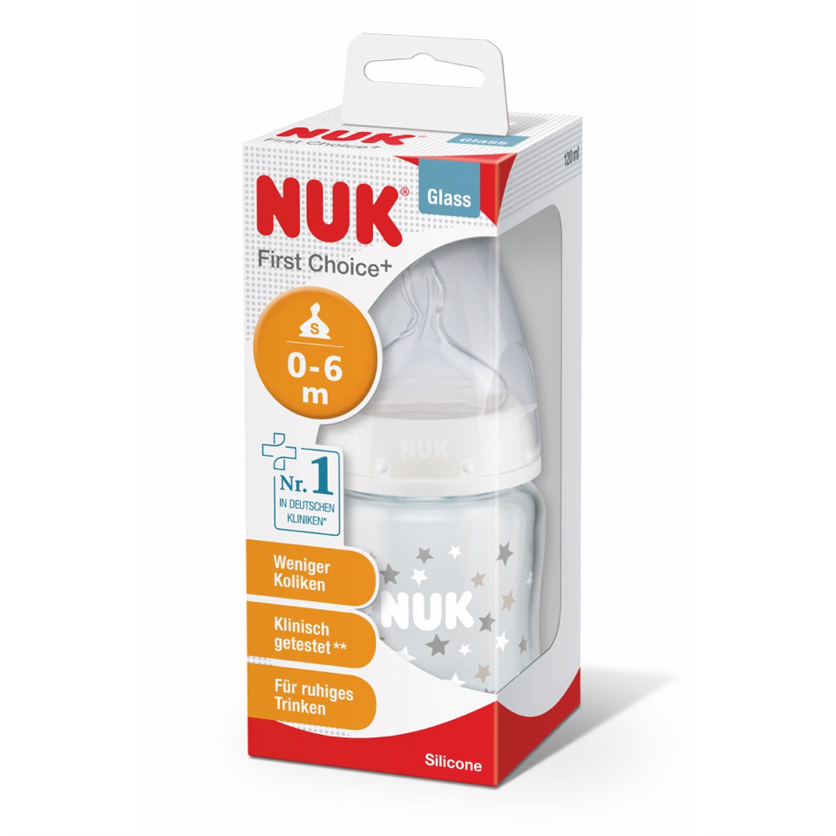 Nuk First Choice Plus Cam Biberon 120ml | Nuk