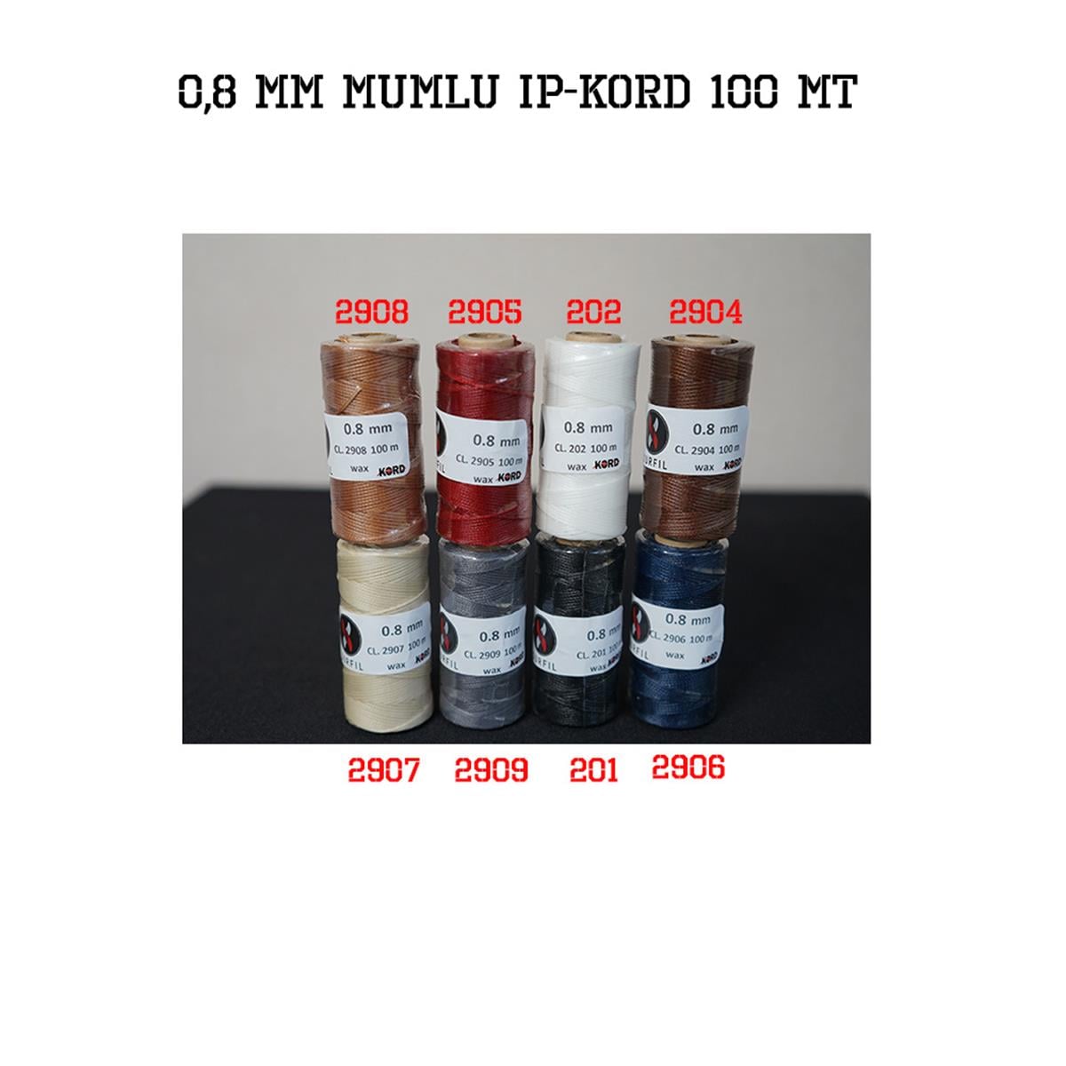 Kord 0,8 Mm Mumlu İp (500Mt) | derimalzeme.com0,8 mm Mumlu İp 100 Mt (KORD)