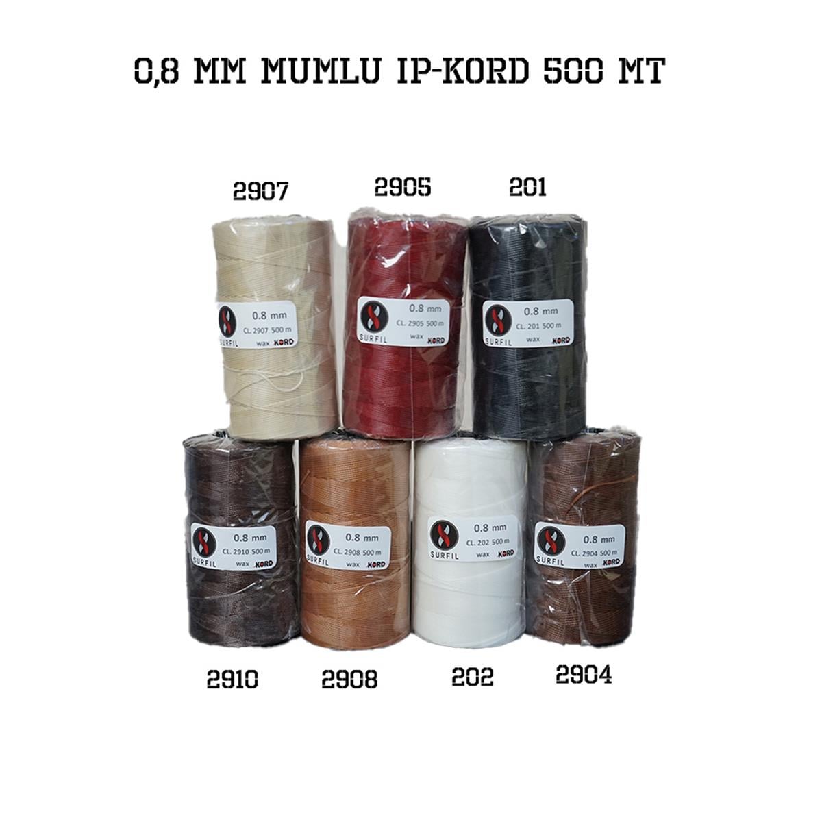 Kord 0,8 Mm Mumlu İp (500Mt) | derimalzeme.com0,8 mm Mumlu İp 500 Mt (KORD)