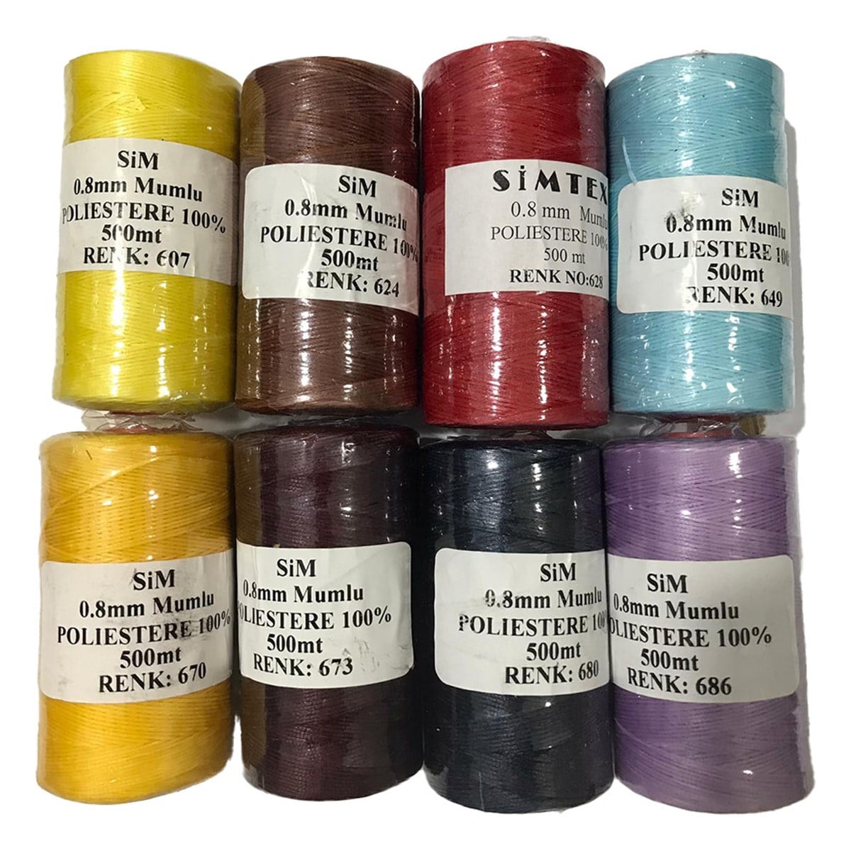 0,8 mm Mumlu İp 500 Mt