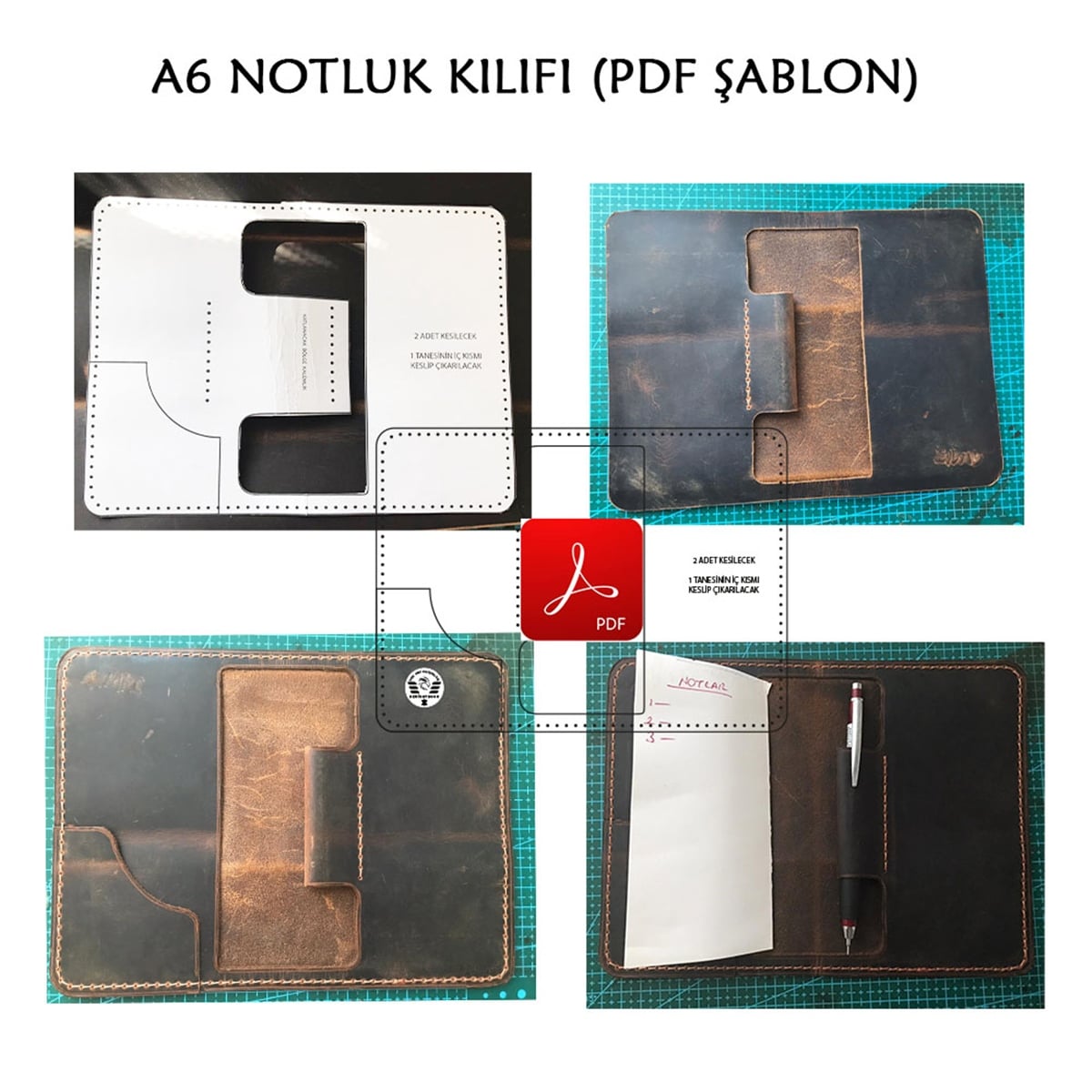 A6 Notluk Şablon (Pdf Şablon)