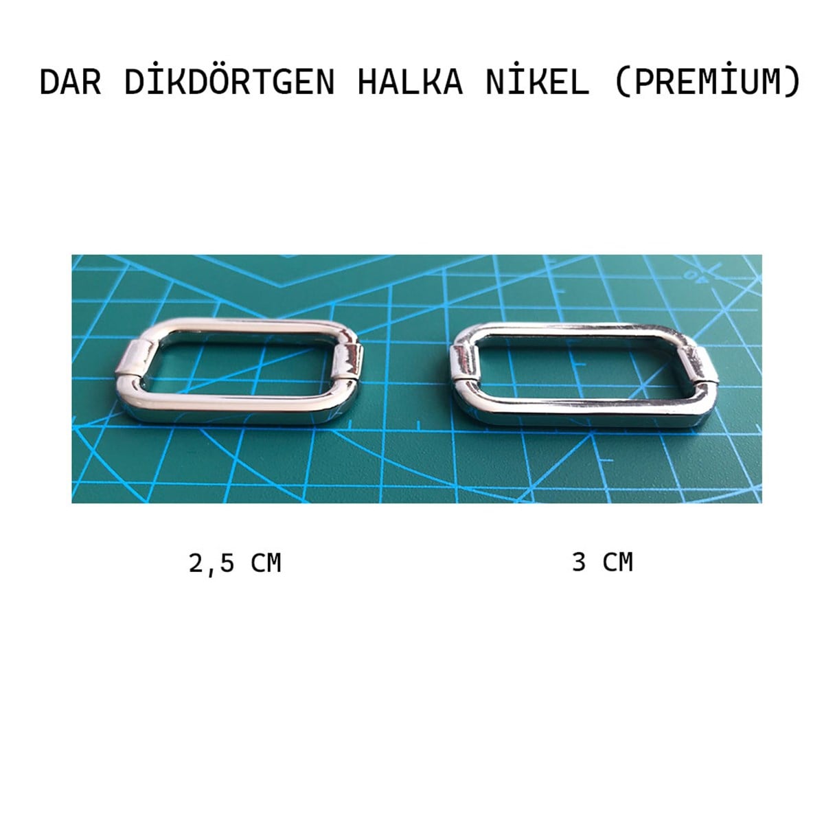 Dar Dikdörtgen Halka Nikel (Premium)Dar Dikdörtgen Halka Nikel Premium
