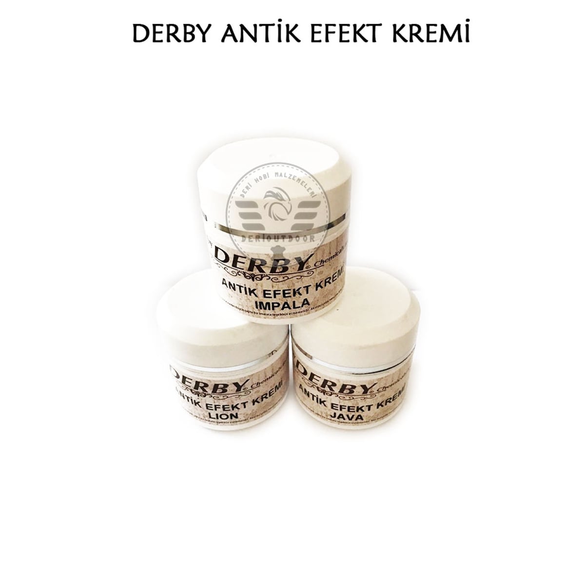 Derby Antik Efekt Krem