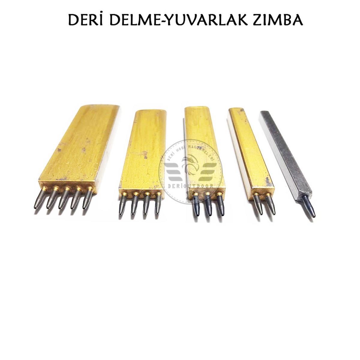 Çelik Yuvarlak Deri Zımba 5 mm