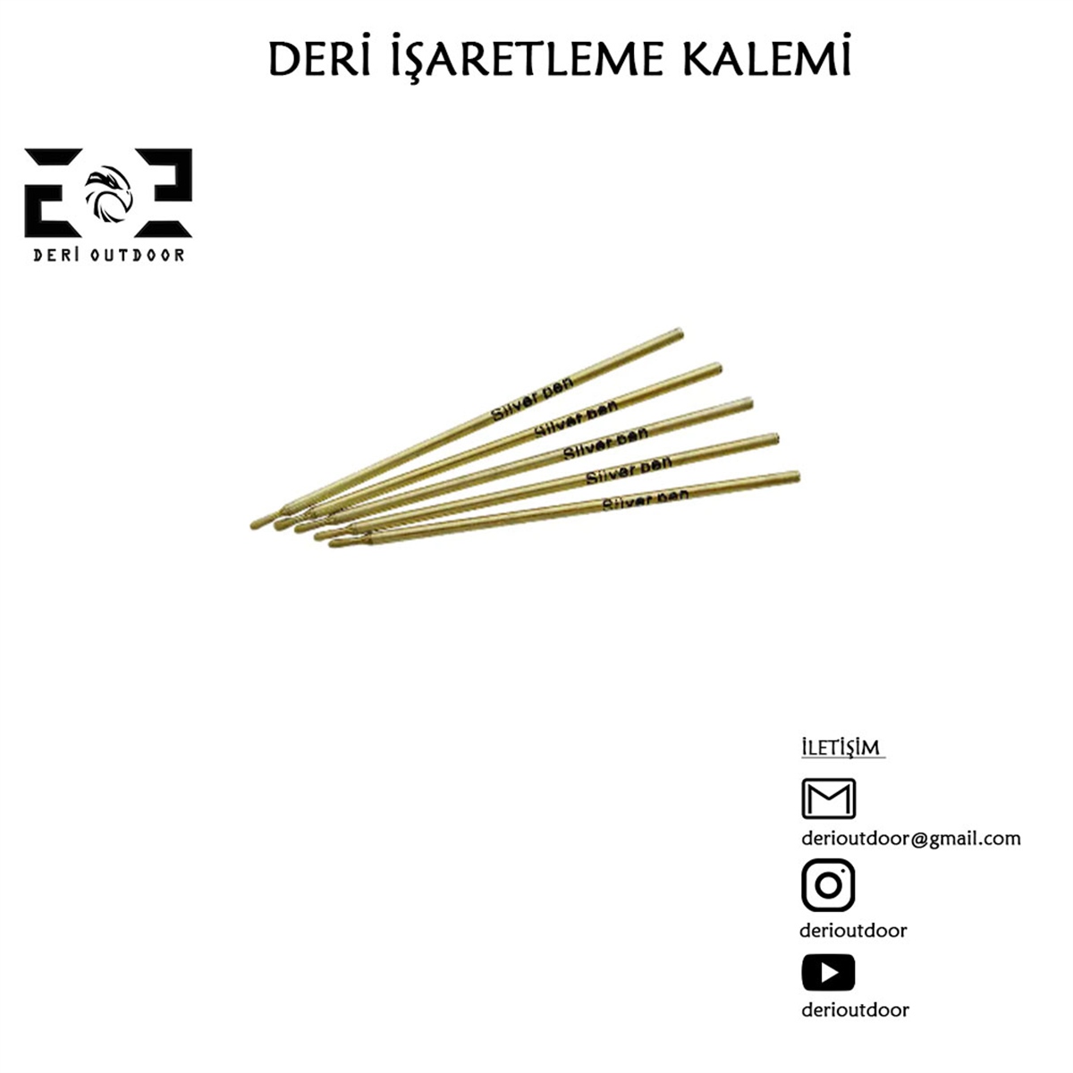 Deri İşaretleme (Gümüş) Kalem