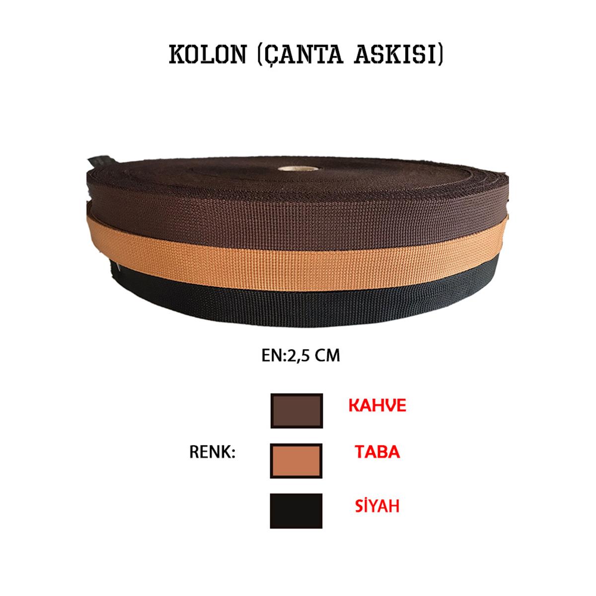 Kolon (Çanta Askısı) 2.5 cm