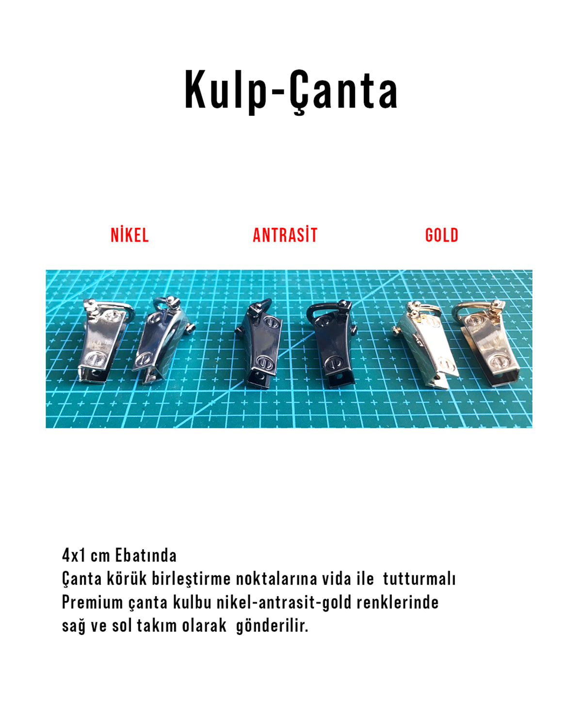Kulp Çanta (2li)