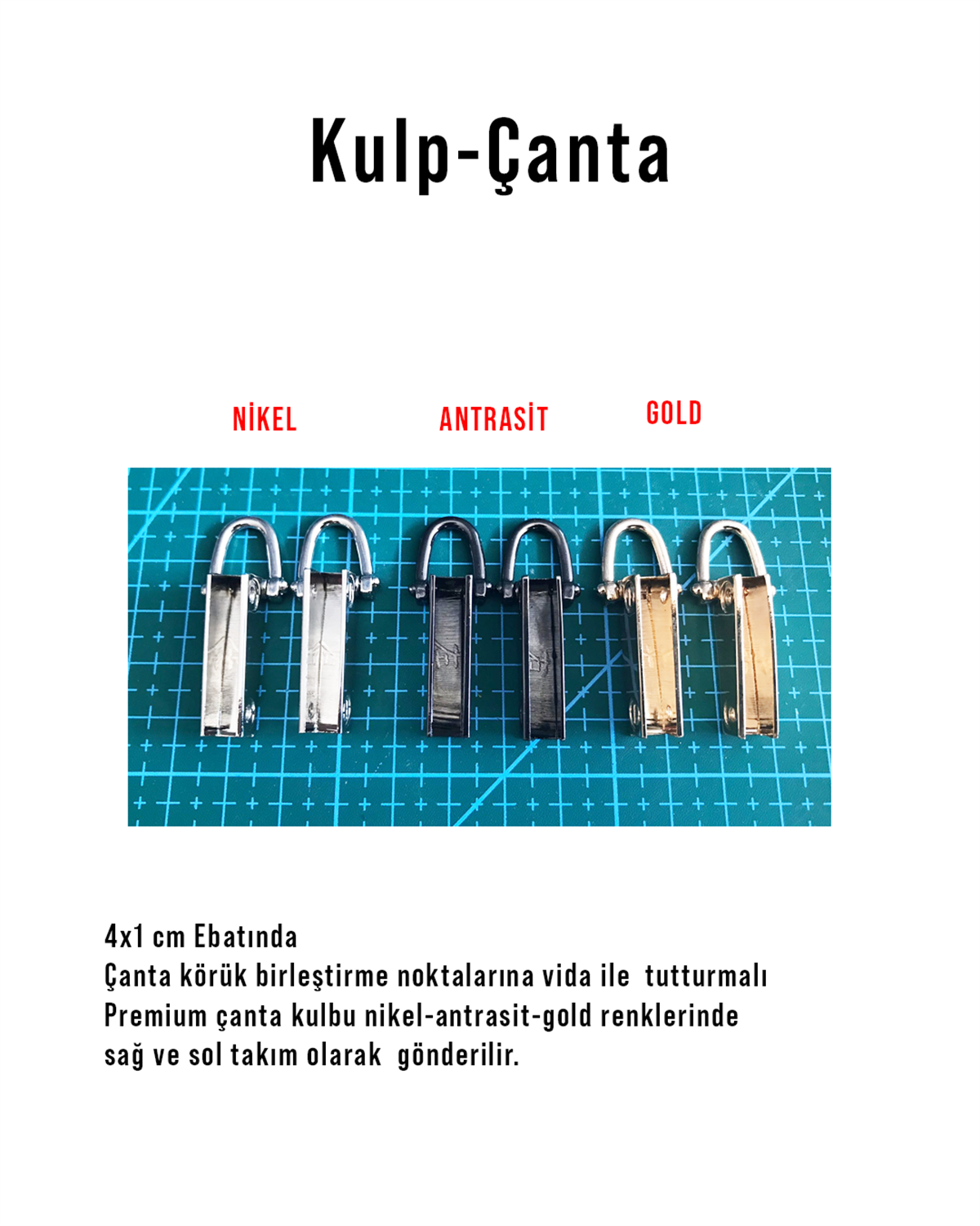 Kulp Çanta (2li)