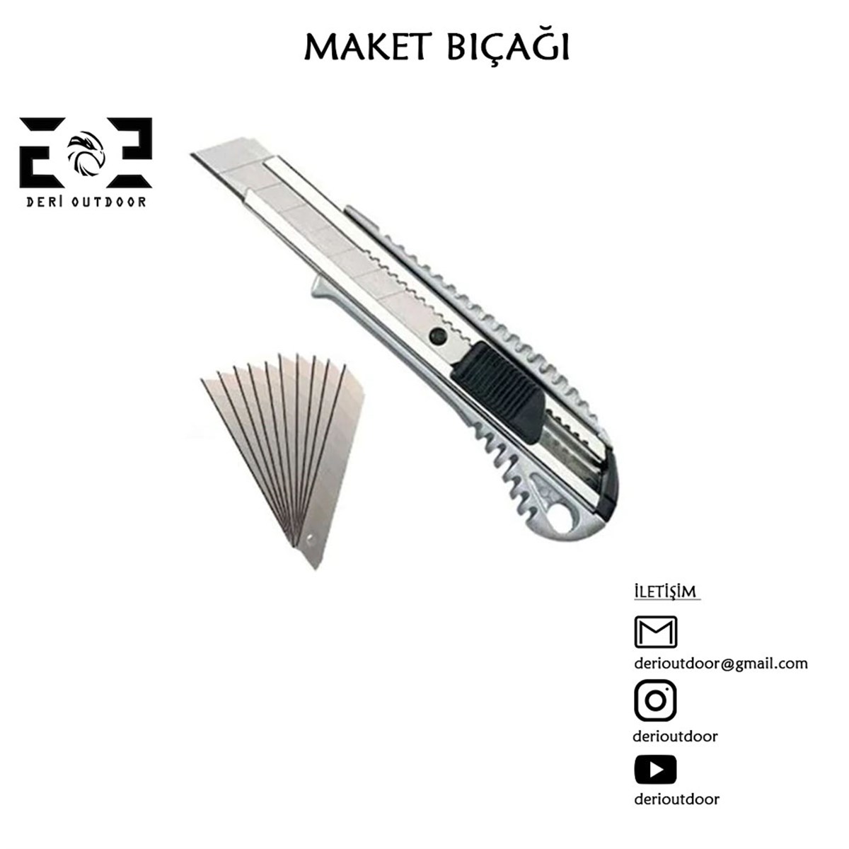 Maket Bıçağı Yedeği (10lu)