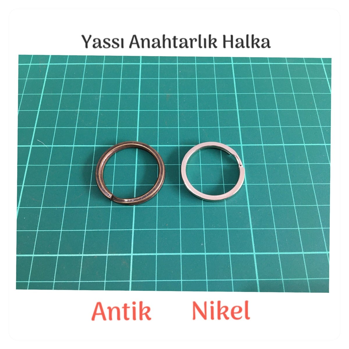 Yassı Halka-Anahtarlık