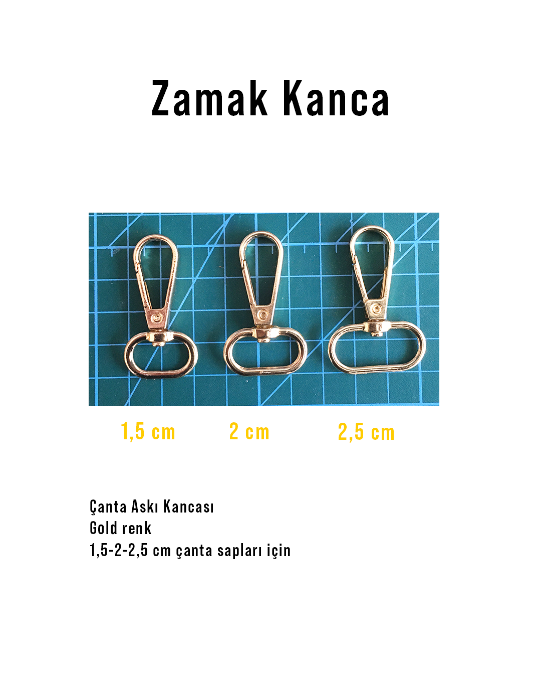 Zamak Kanca (Antrasit-Nikel-Gold)