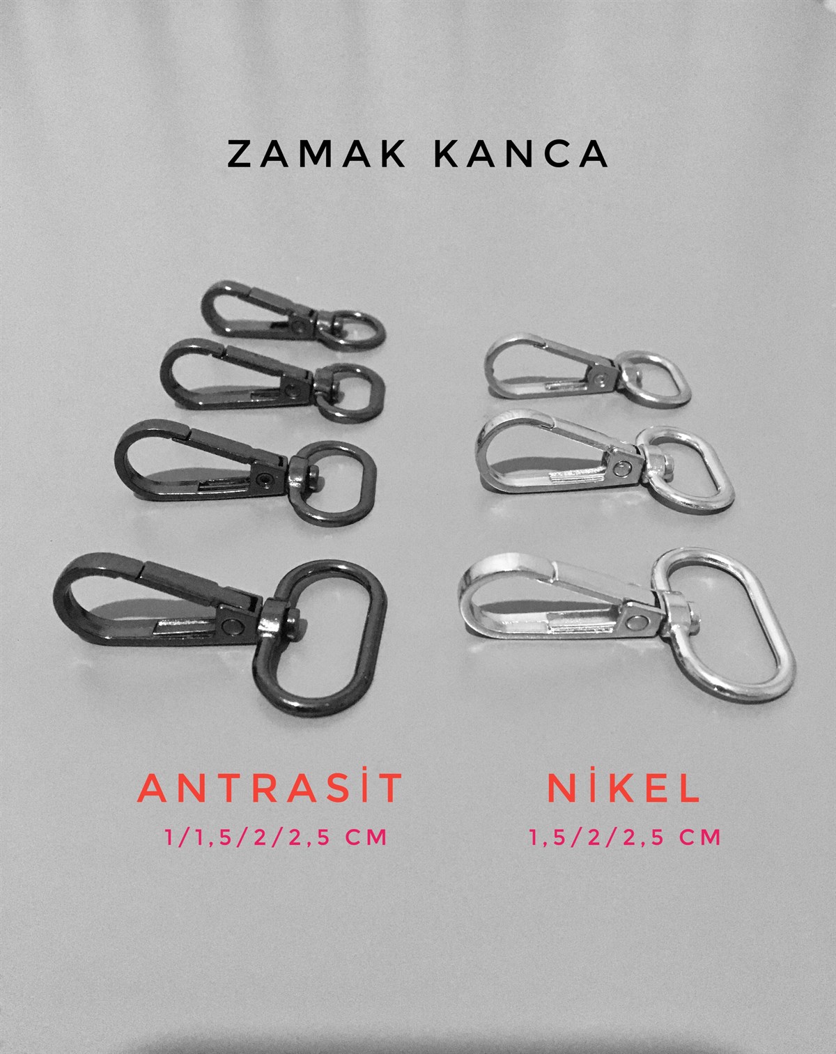 Zamak Kanca (Antrasit-Nikel-Gold)
