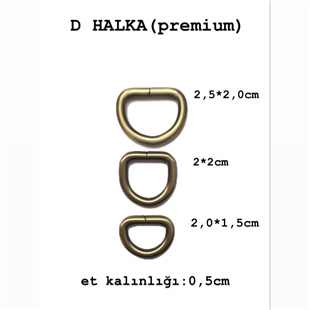 D Halka (Premıum, Lıght Gold)