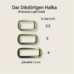 DAR DİKDÖRTGEN HALKA