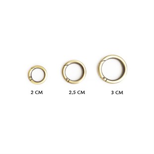 Klipsli Halka (Premium Light Gold))