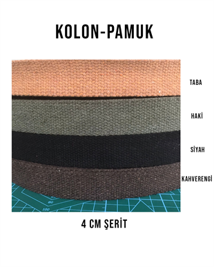 Kolon-Pamuk Kolon (Çanta Askısı) 4 cm