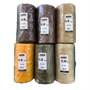 Kord 0,8 Mm Mumlu İp (500Mt)