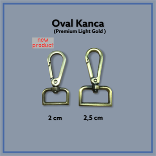 OVAL KANCA (PREMIUM light gold)
