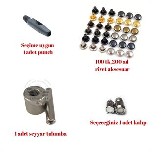 Perçin / Rivet Takma Punch Set 
