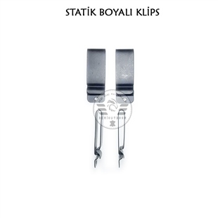 Statik Boyalı Klips