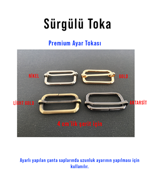 Deri MalzemeSürgülü Toka (Premium) | derimalzeme.comSürgülü Toka 4 cm'lik (Premium)