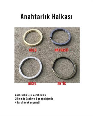 Yassı Halka - Anahtarlık | derimalzeme.comYassı Halka-Anahtarlık