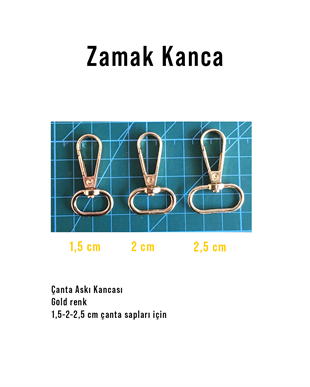 Zamak Kanca (Antrasit-Nikel-Gold)