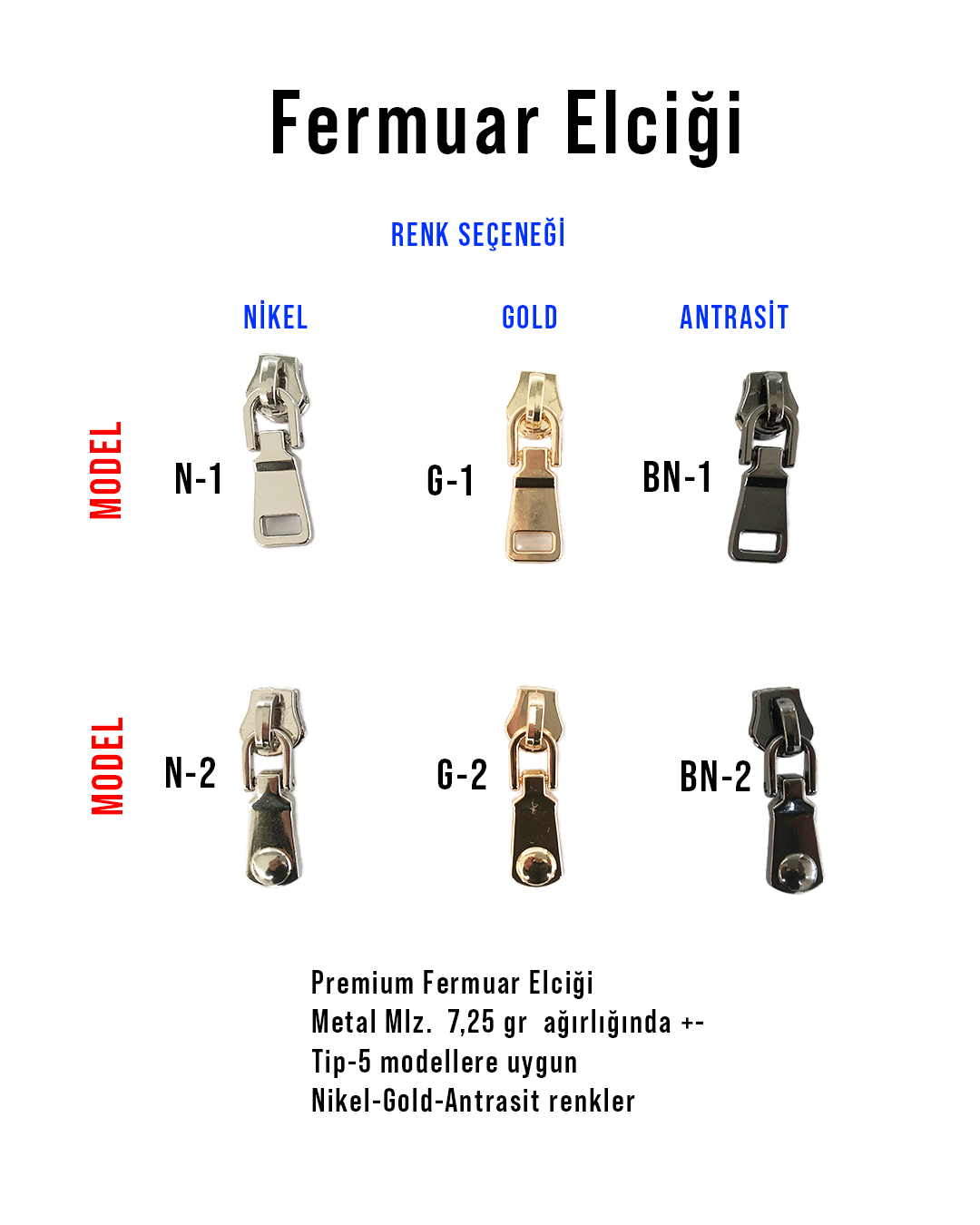 Elcik- PremiumFermuar Elciği (Premium)
