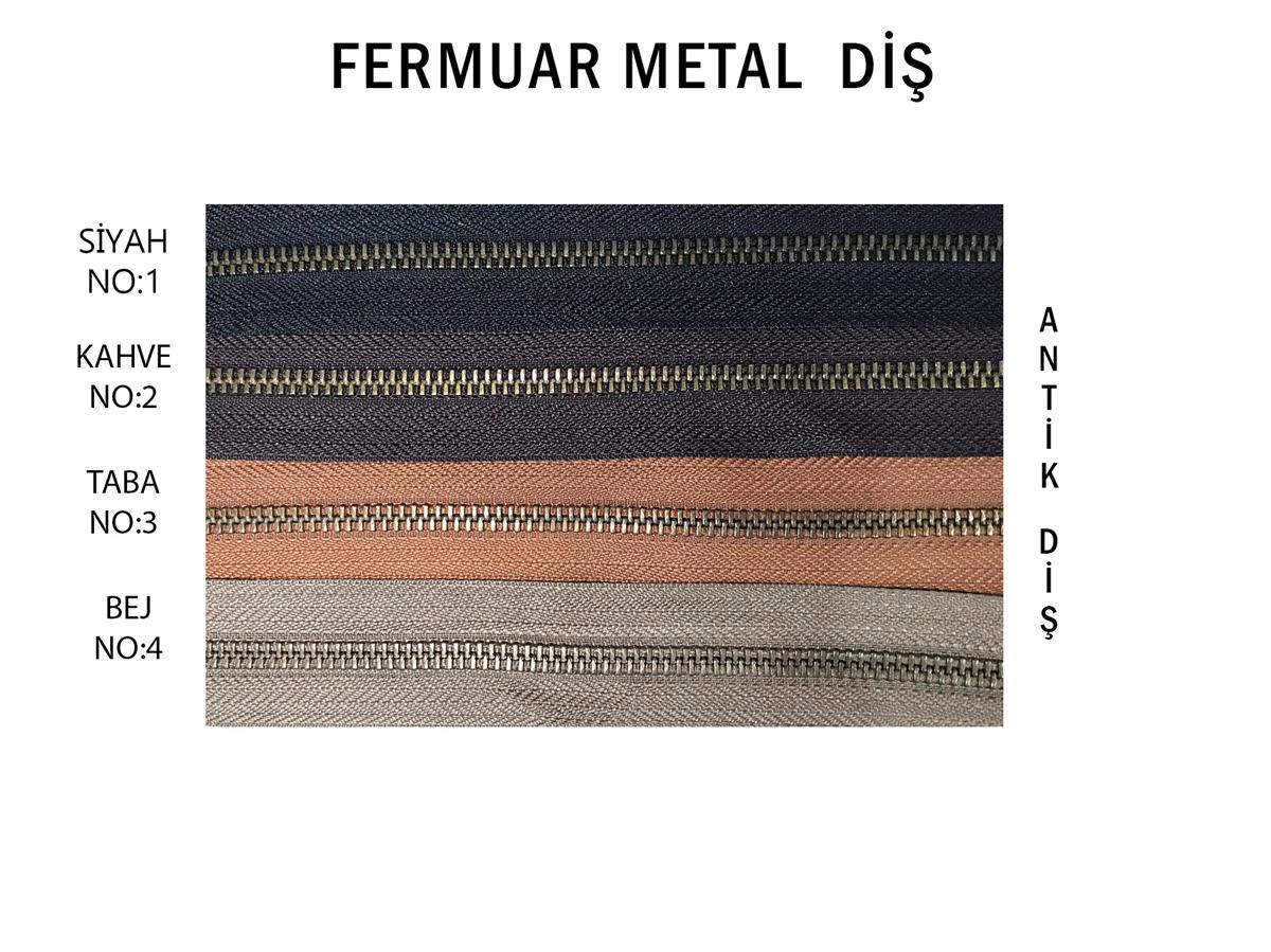 FermuarFermuar Metal Diş
