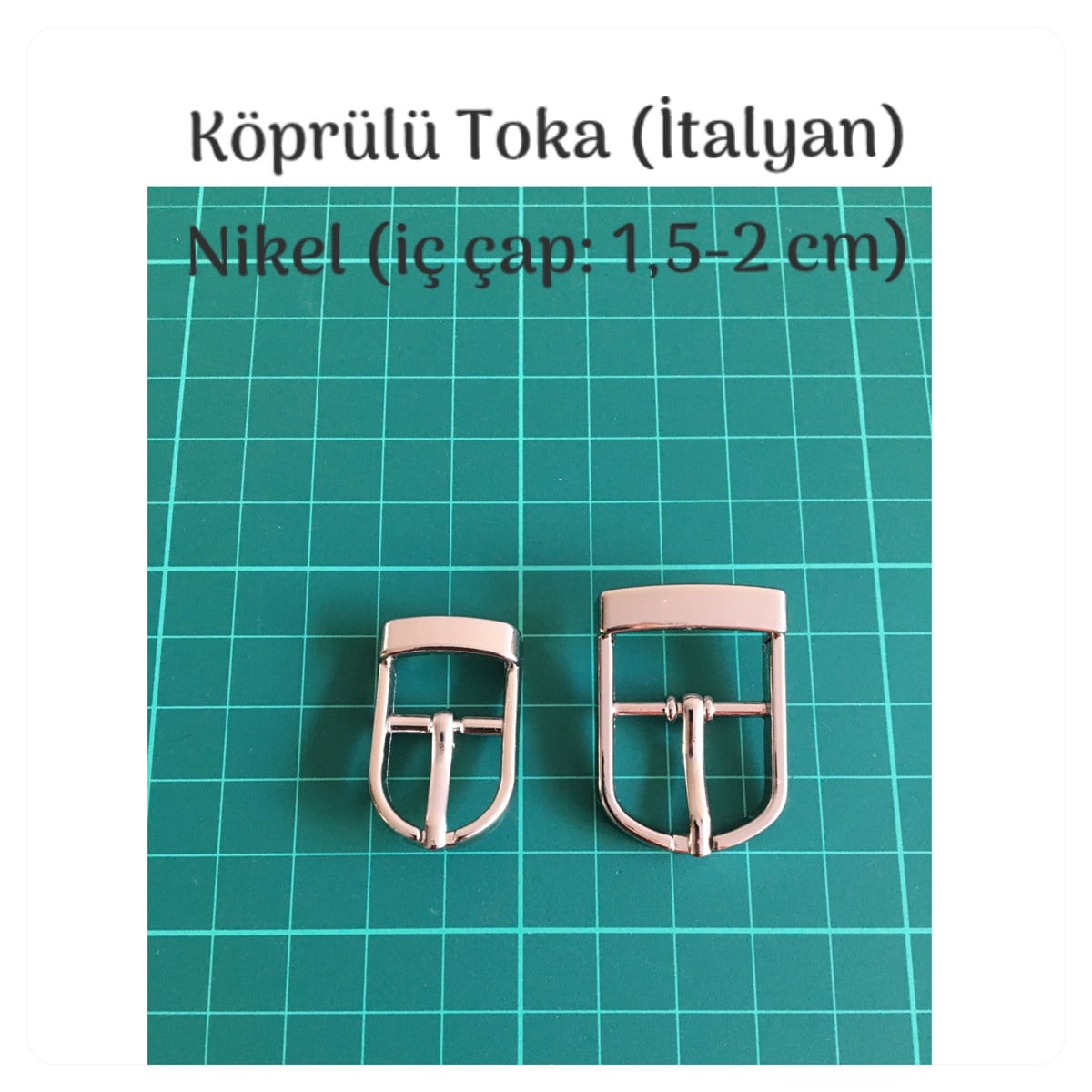 Köprülü İtalyan Çanta Toka (Premium) | derimalzeme.comKöprülü Toka Nikel (Premium)