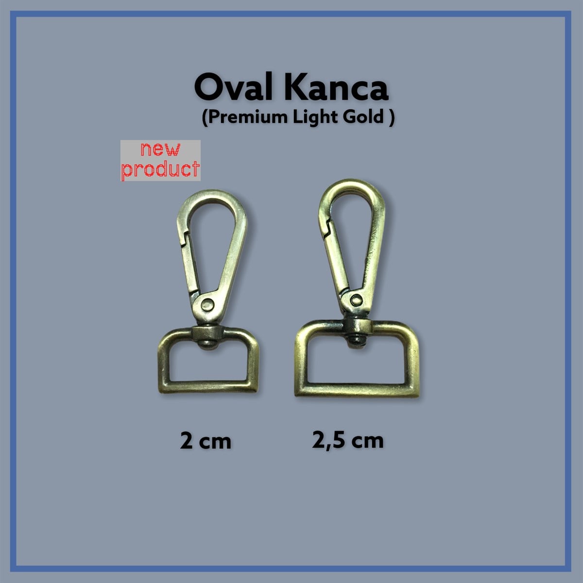 OVAL KANCA (PREMIUM light gold)