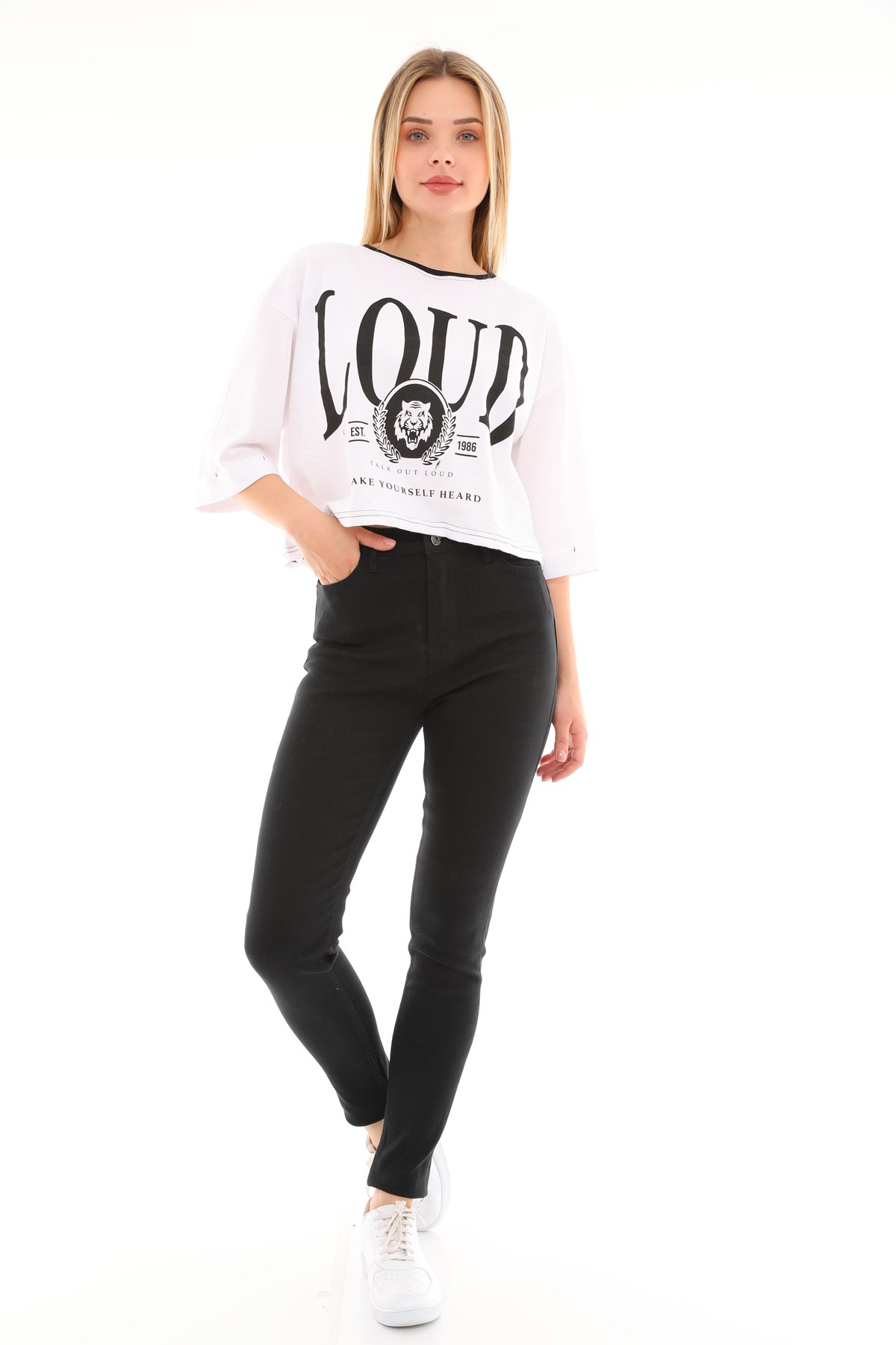 The Bark Kadın Skiny Jean Pantolon 1031-1037 Siyah