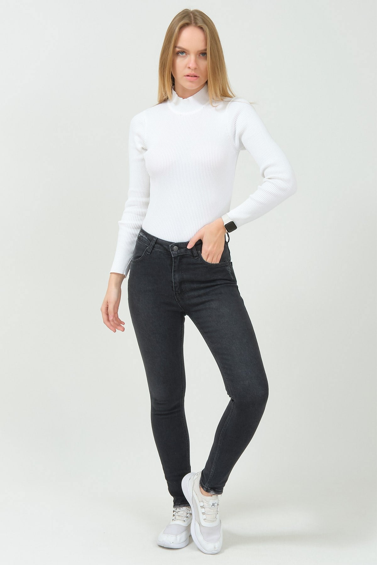 The Bark Nancy Skinny Jean Kadın Pantolon N988 Siyah