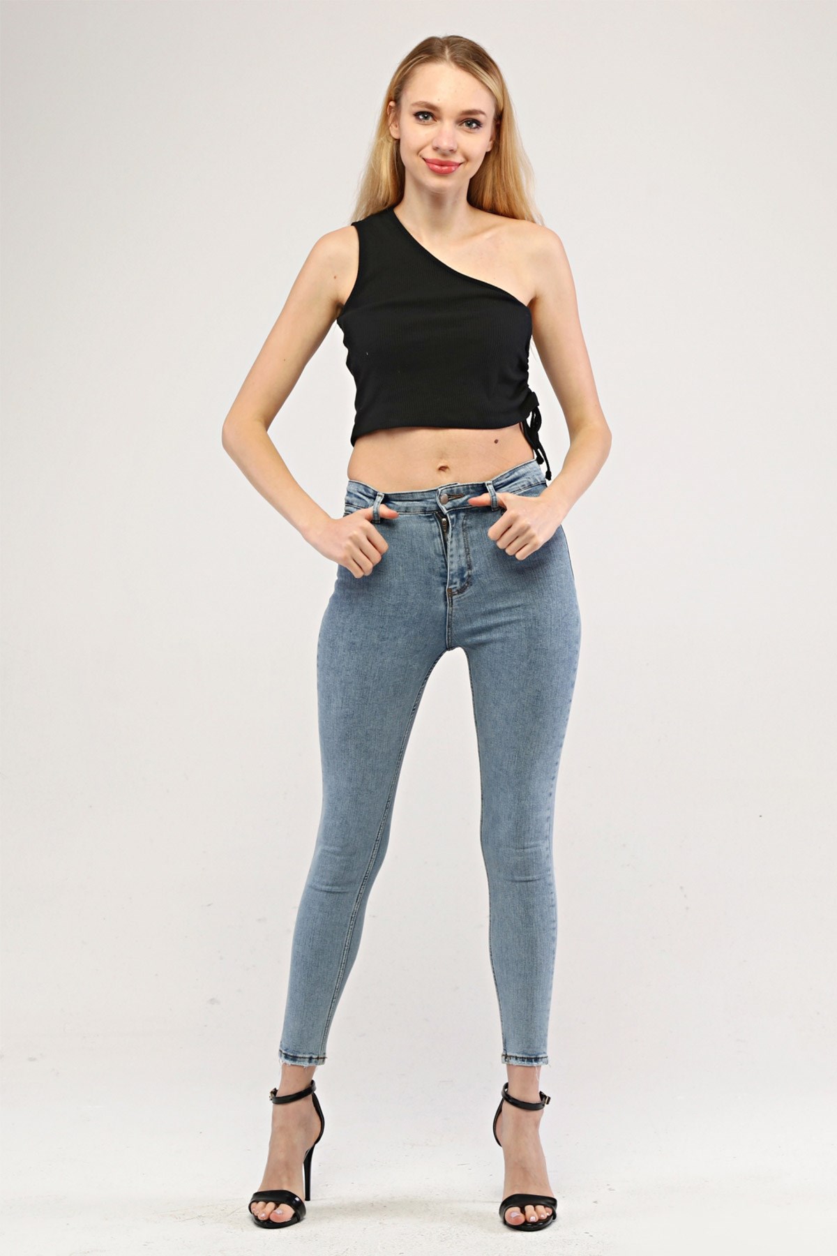 The Bark Skinny Jean Kadın Pantolon 1031-936 Açık Mavi