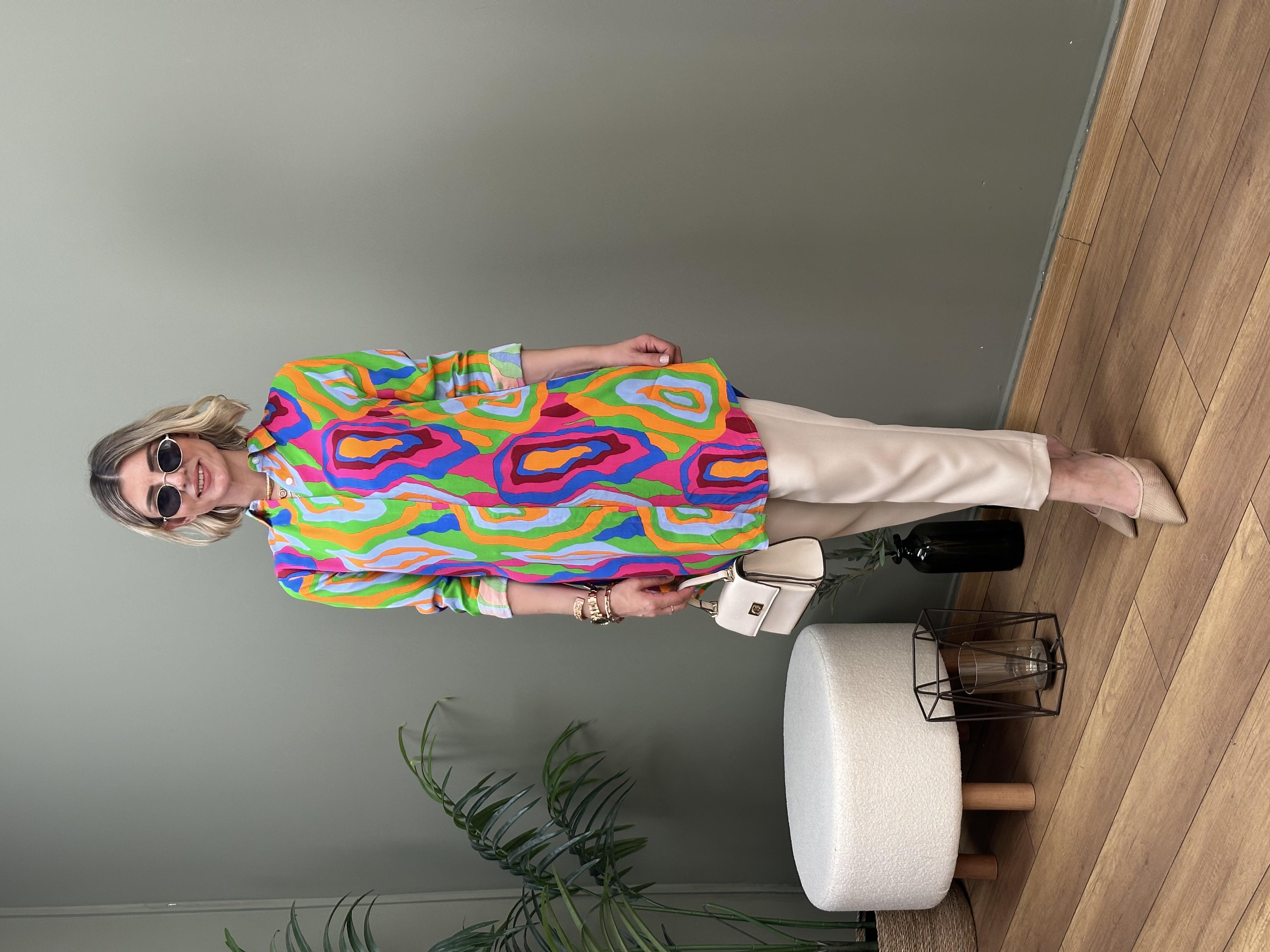 STİLL GÖMLEK TUNİK EBRU DESEN TEMA 2