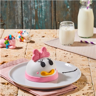 Daisy Duck Şeker Hamurlu Dilim Pasta