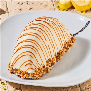 Karamelli Muzlu Malaga Dilim Pasta